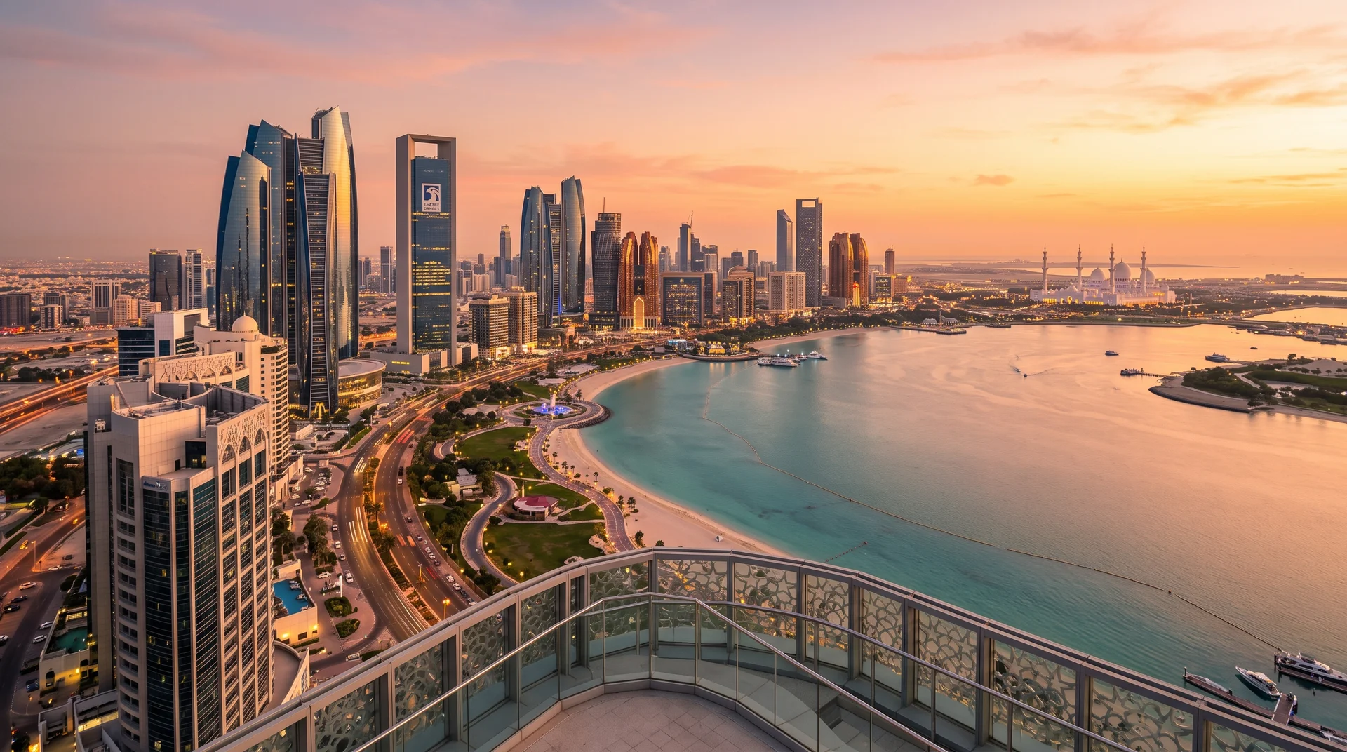L'Observation Deck at 300 : la ville entière vue du 74e étage des Etihad Towers - Abou Dabi