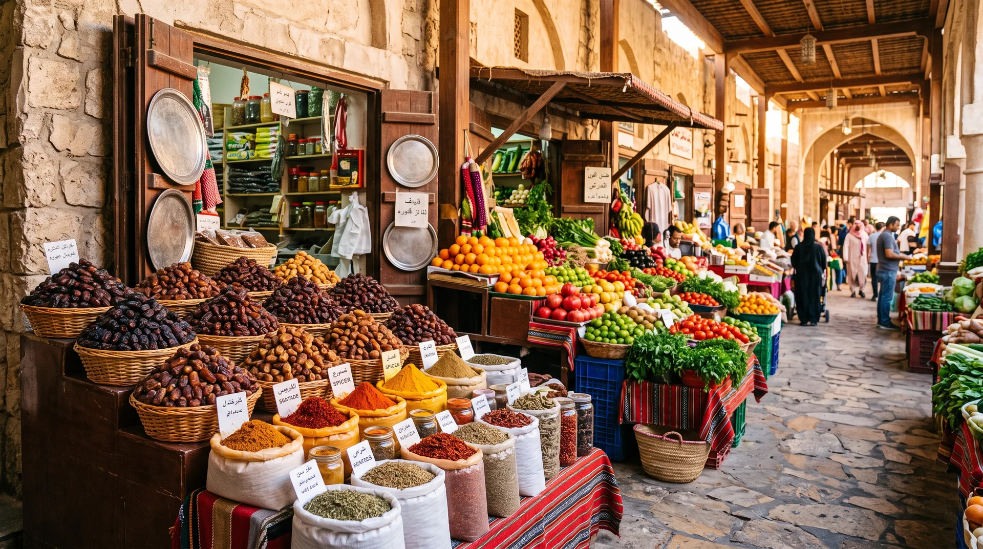 Les marchés d'Al Mina : poissons, dattes et tapis, l'Abu Dhabi du quotidien - Abou Dabi