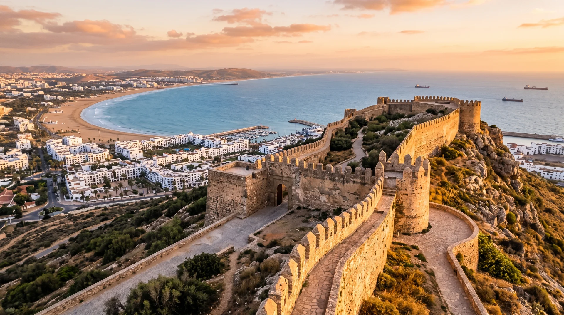 La kasbah d'Agadir Oufella : le panorama qui raconte toute l'histoire de la ville - Agadir