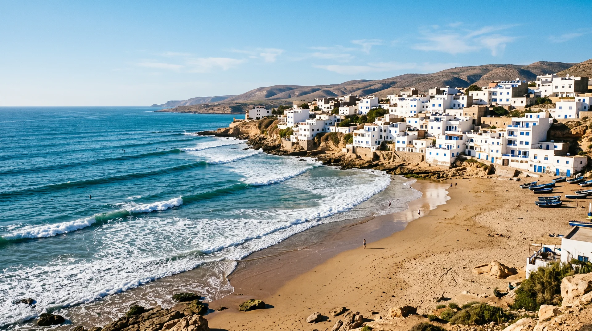 Taghazout : apprendre à surfer dans le village le plus décontracté du Maroc - Agadir