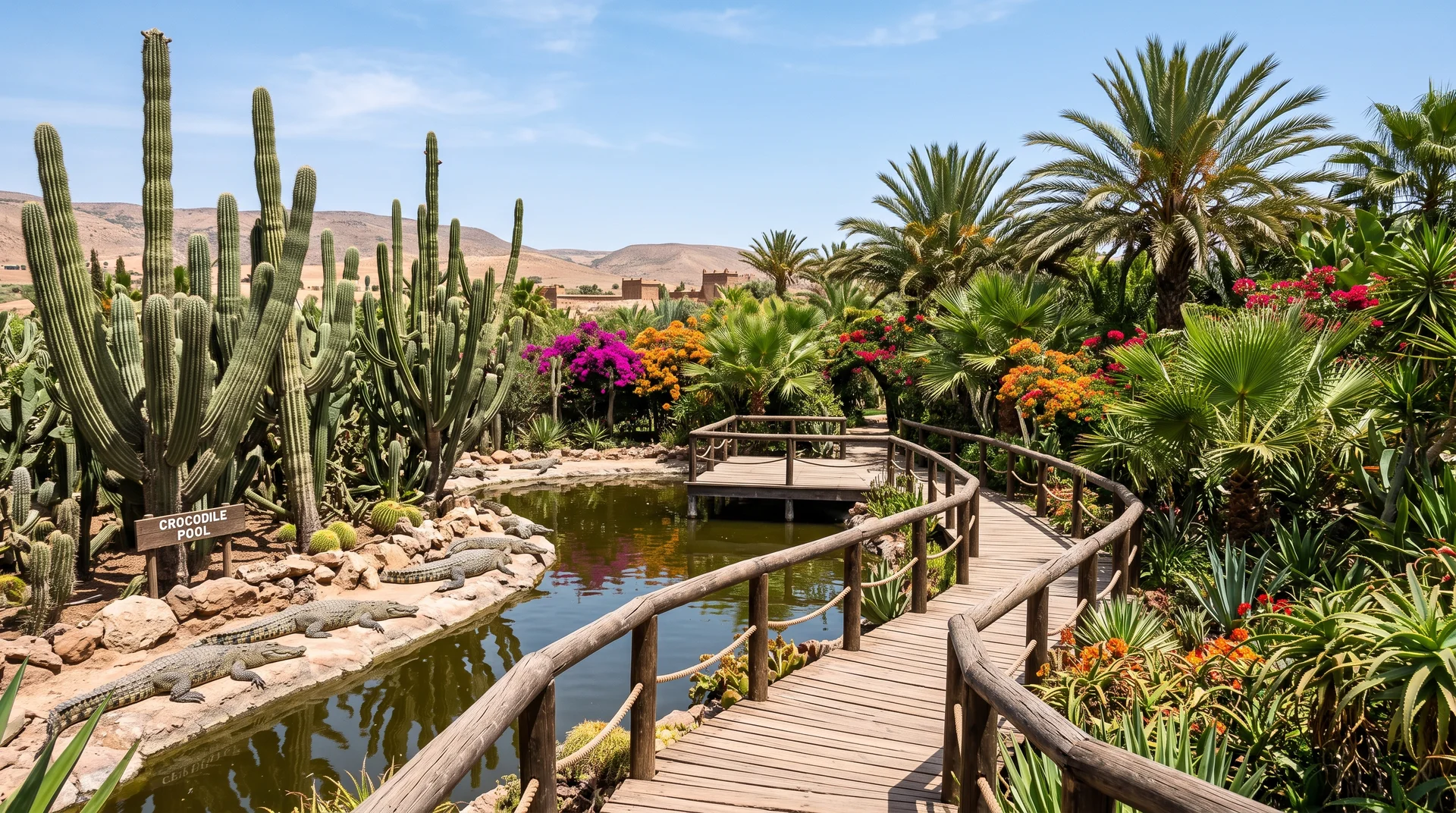 Crocoparc : le jardin botanique qui fascine les enfants - Agadir