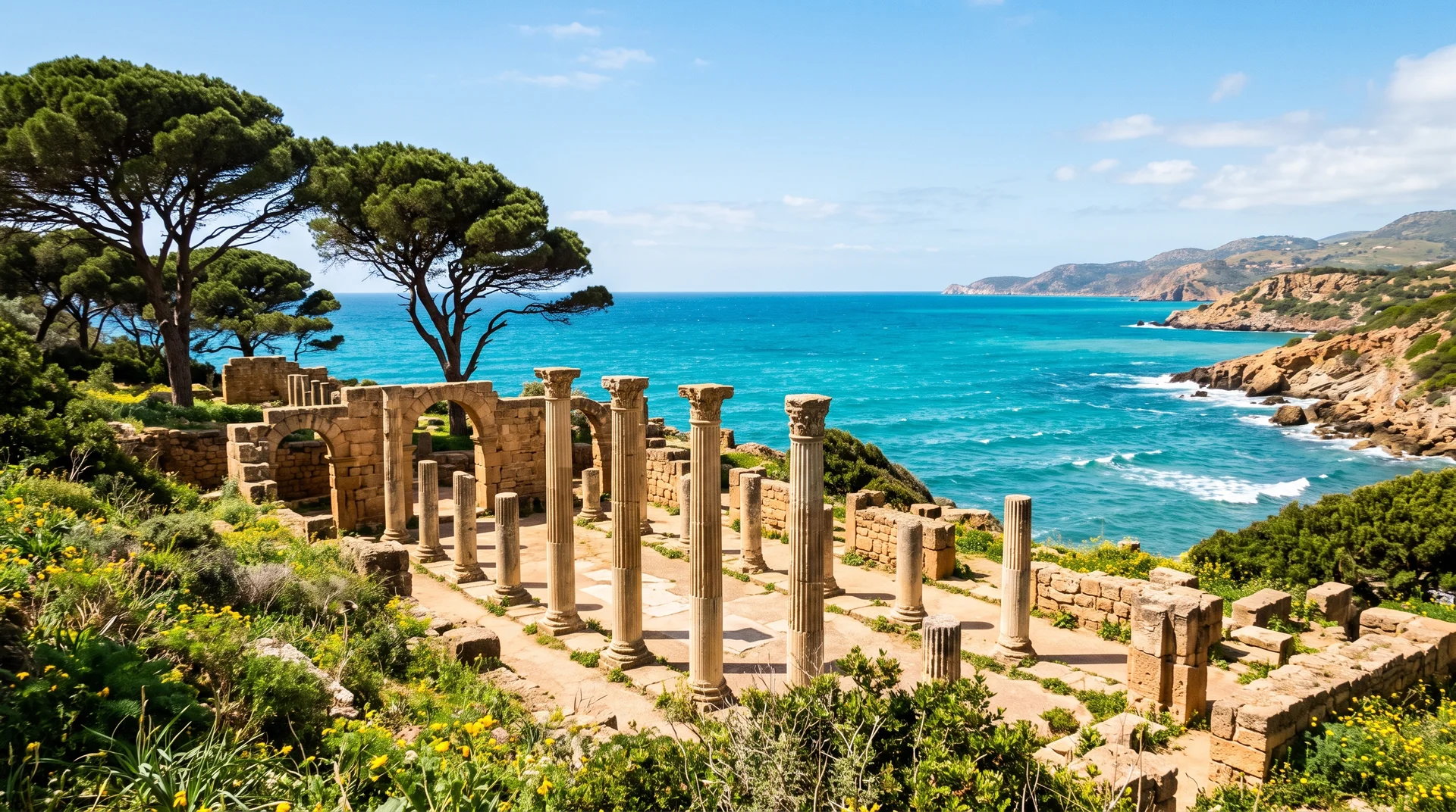 Tipaza : les ruines romaines les pieds dans la Méditerranée - Alger