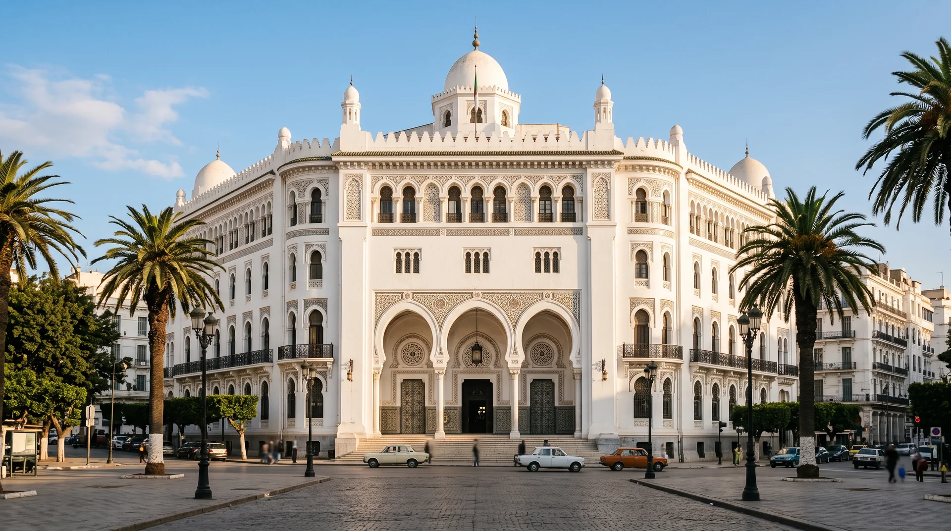 La Grande Poste et le centre-ville : une leçon d'architecture néo-mauresque - Alger