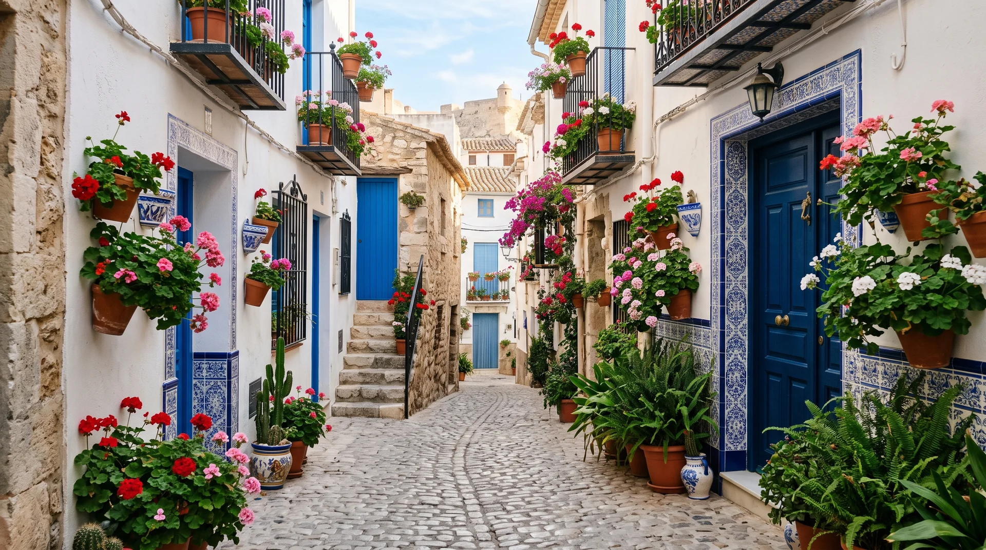 Le barrio de Santa Cruz : se perdre dans les ruelles fleuries de la vieille ville - Alicante