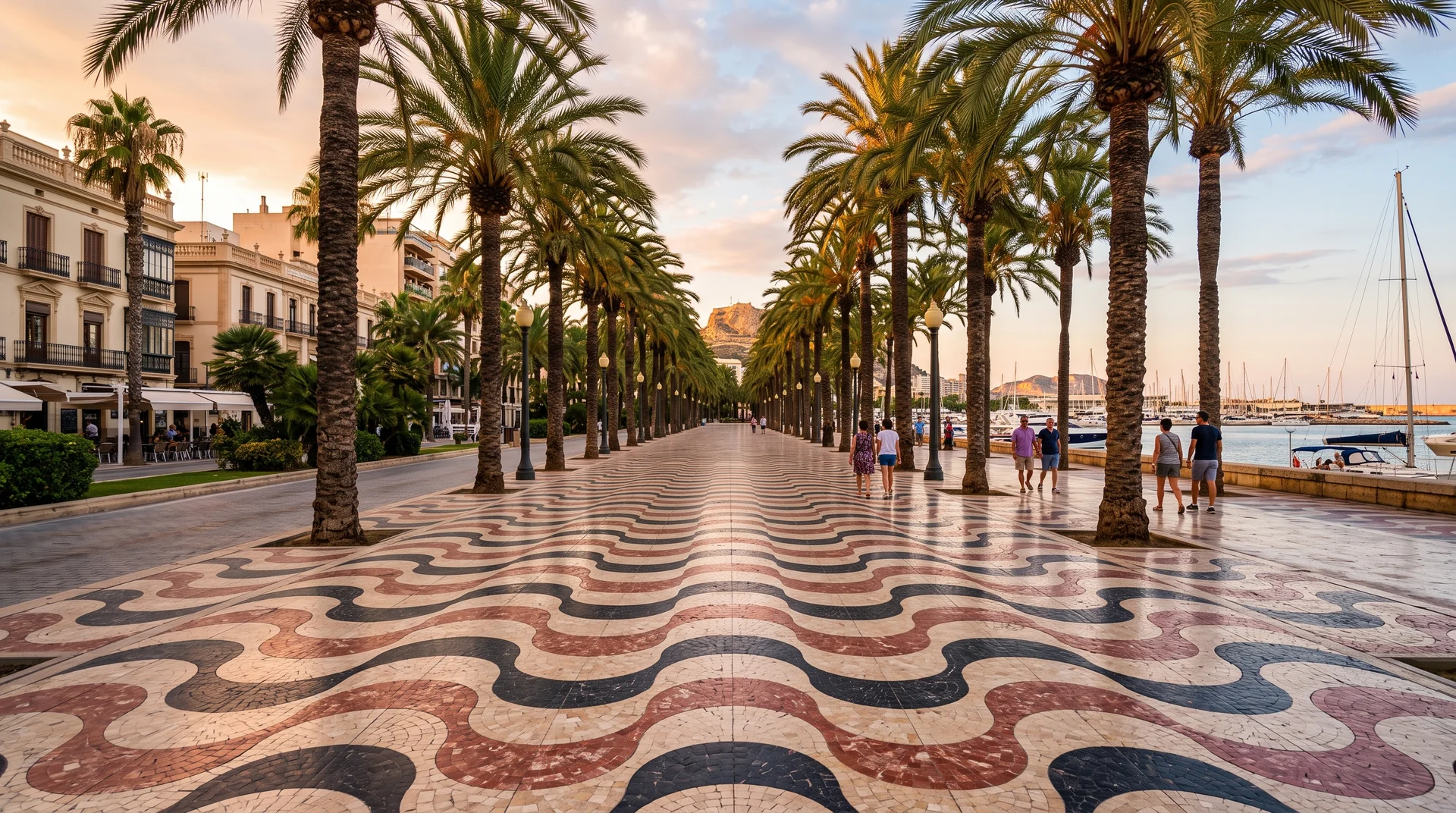 L'Explanada de España : la promenade de marbre la plus célèbre d'Espagne - Alicante