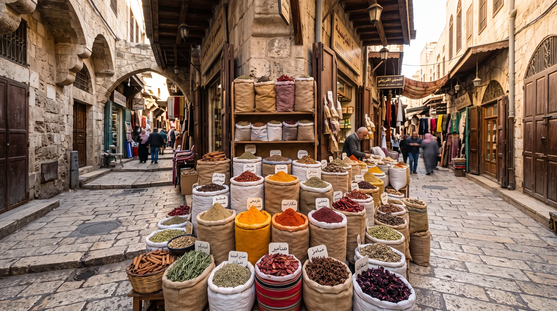 Le centre-ville d'Al-Balad et ses souks : épices, or et vie de quartier - Amman