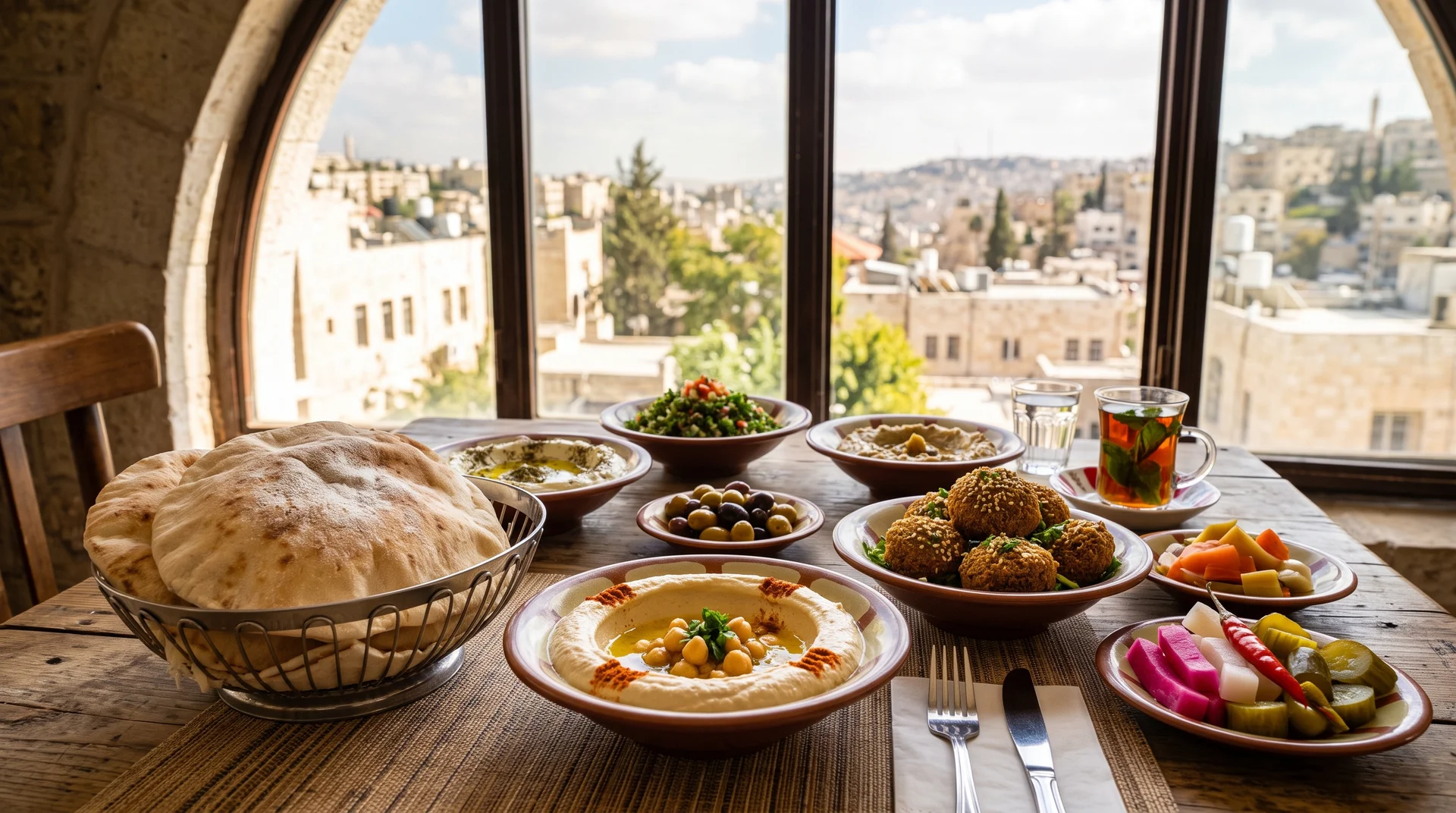 Manger à Amman : falafel de Hashem, mansaf et kunafa de Habibah - Amman