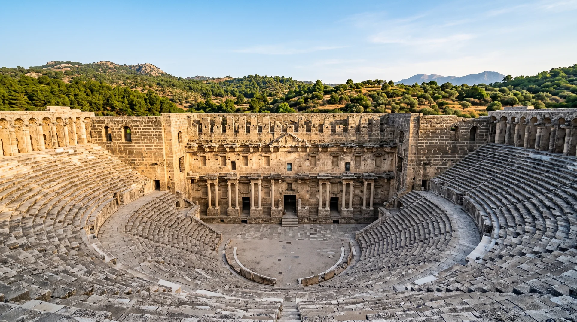Le théâtre d'Aspendos : entrer dans le théâtre romain le mieux conservé du monde - Antalya