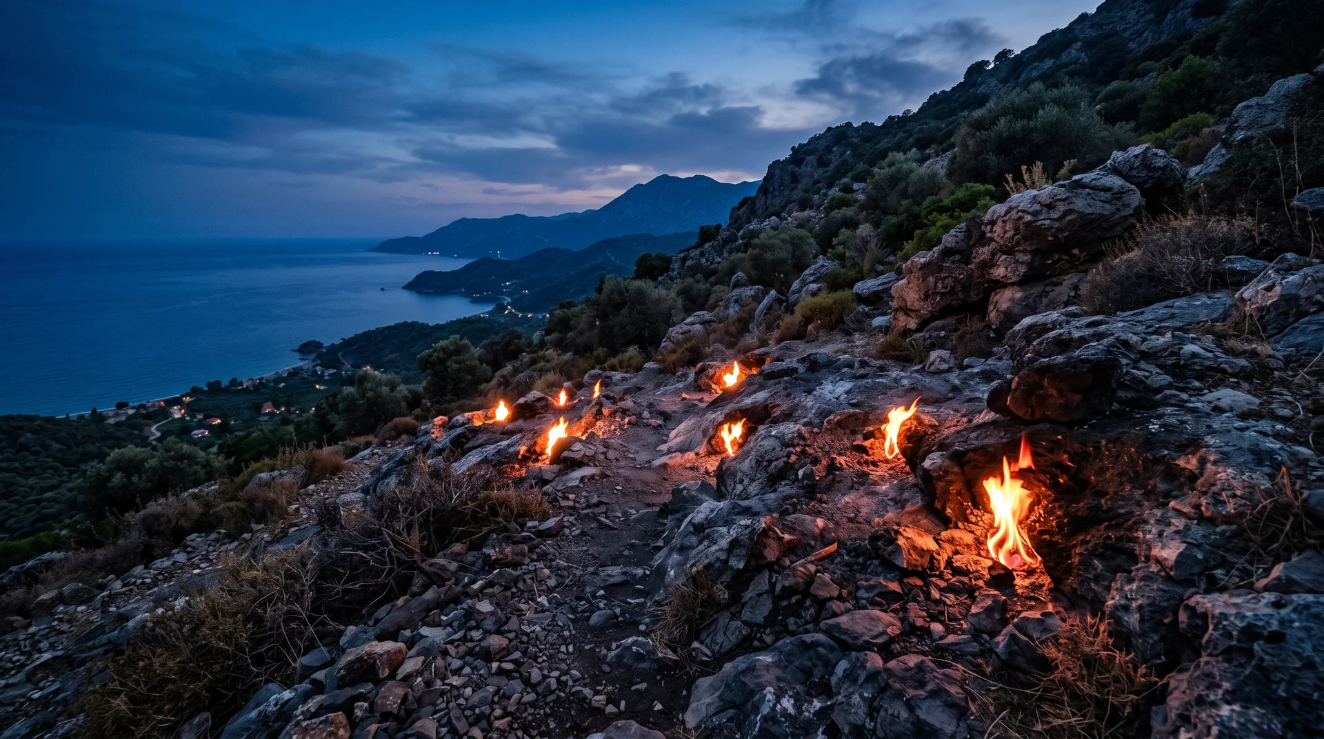 Le Yanartaş et les flammes de la Chimère : assister à un feu qui brûle depuis l'Antiquité - Antalya