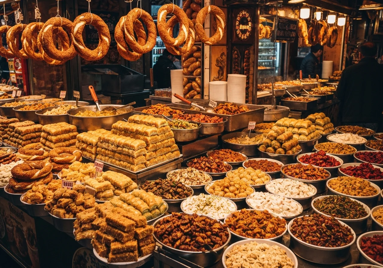 La gastronomie istanbuliote : simit, balik ekmek et meze pour les amateurs de street food - Istanbul