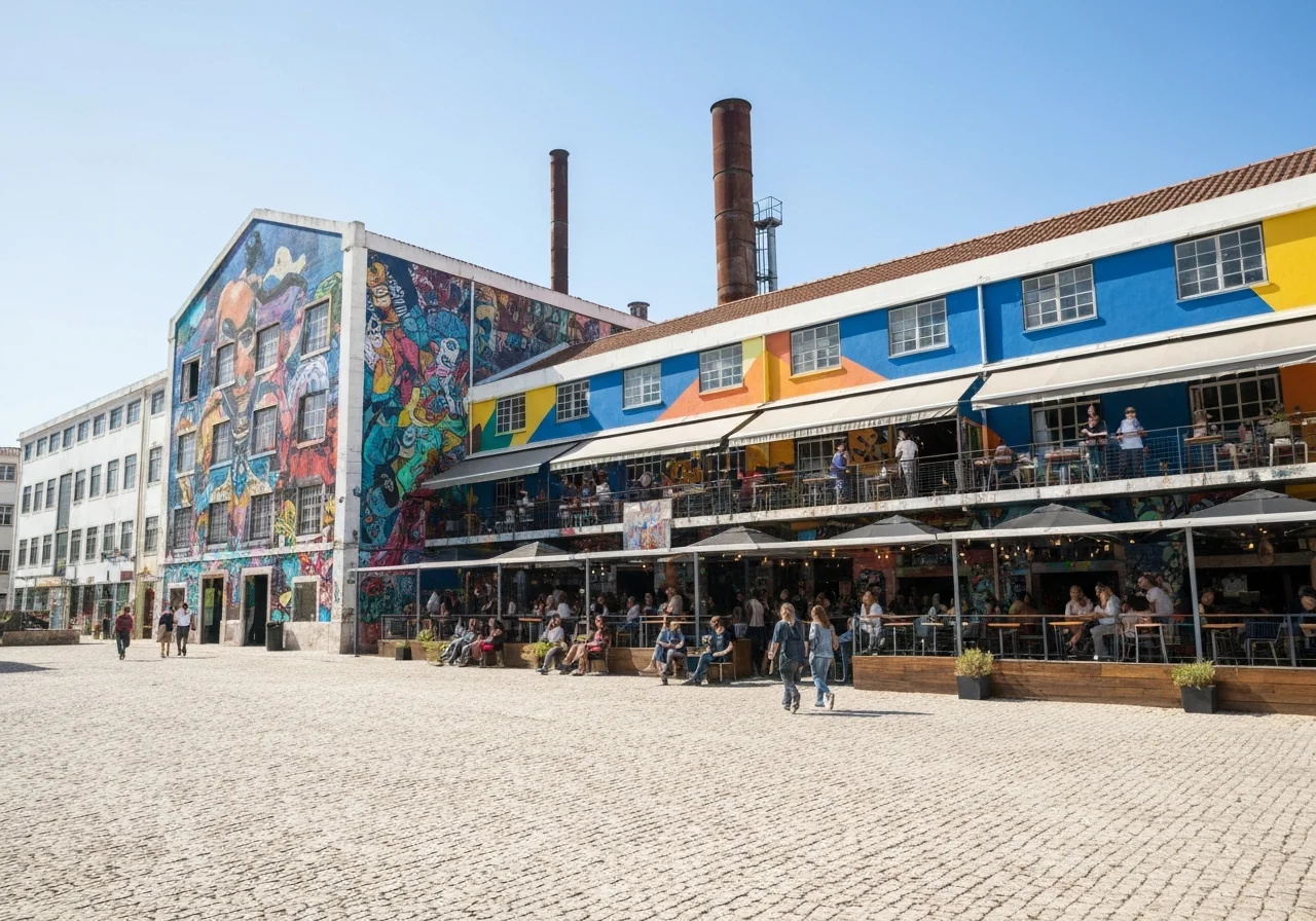 LX Factory : le village créatif installé dans une ancienne usine - Lisbonne