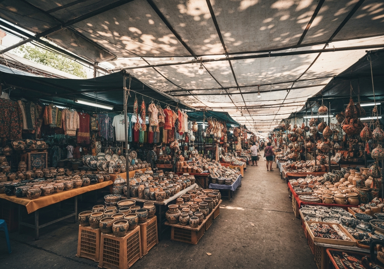 Le marché de Chatuchak : 15 000 échoppes en un week-end - Bangkok