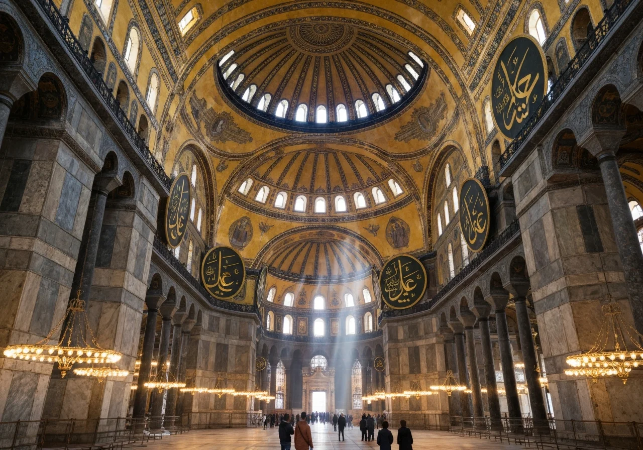Sainte-Sophie : le chef-d'œuvre architectural entre église, mosquée et musée - Istanbul