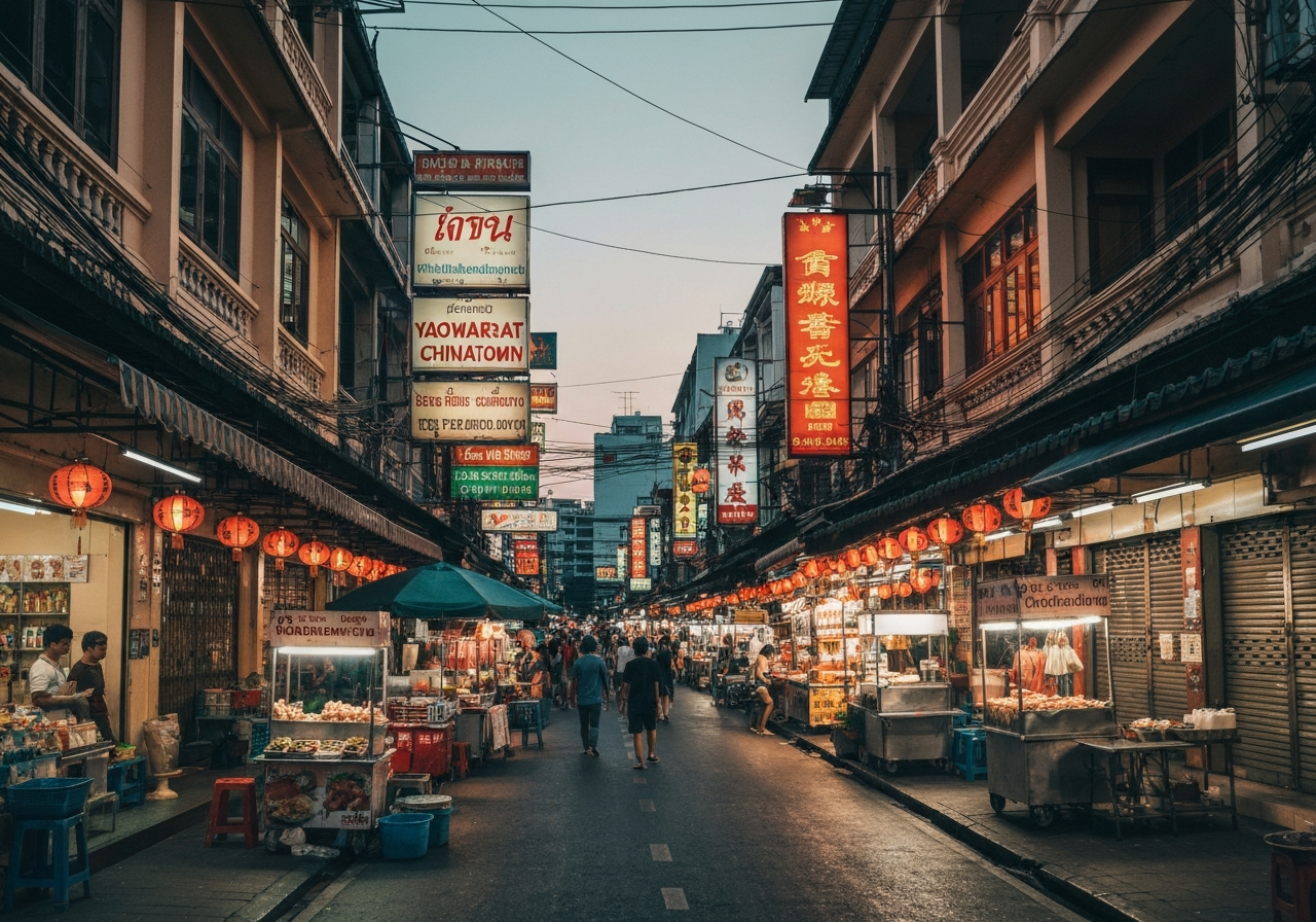 Yaowarat, le Chinatown de Bangkok : capitale mondiale de la street food - Bangkok